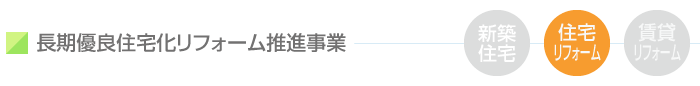 長期優良住宅化リフォーム推進事業
